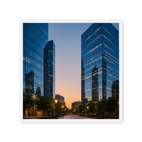 Urban Symmetry - Die-Cut Magnets