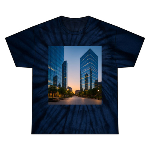 Urban Symmetry - Unisex Tie Dye Cotton Tee