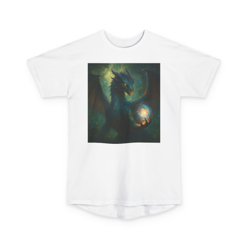 Ethereal Dragon's Realm - Unisex Long Body Urban Tee