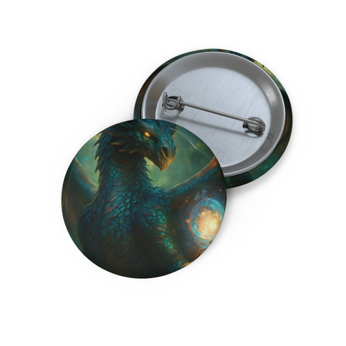 Ethereal Dragon's Realm - Custom Pin Buttons