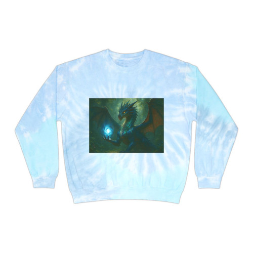 Ethereal Dragon's Realm - Unisex Tie-Dye Sweatshirt Ethereal Dragon's Realm - Unisex Tie-Dye Sweatshirt