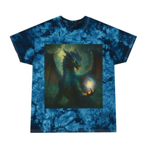 Ethereal Dragon's Realm - Tie-Dye Tee, Crystal