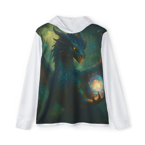 Ethereal Dragon's Realm - Men's Sports Warmup Hoodie (AOP)