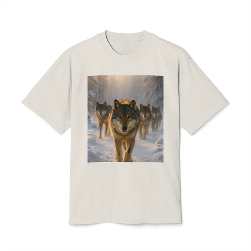 Serene Wolf Pack - Unisex Heavy Faded Tee Serene Wolf Pack - Unisex Heavy Faded Tee