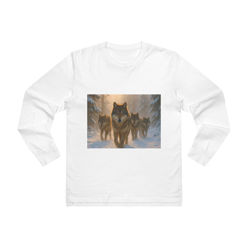 Serene Wolf Pack - Men’s Base Longsleeve Tee 