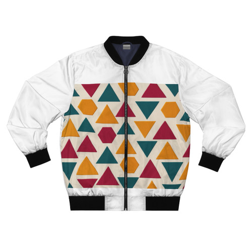 Prismatic Convergence - Men's Bomber Jacket (AOP) Prismatic Convergence - Men's Bomber Jacket (AOP)