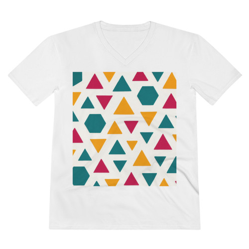 Prismatic Convergence - Men's Lightweight V-Neck Tee
