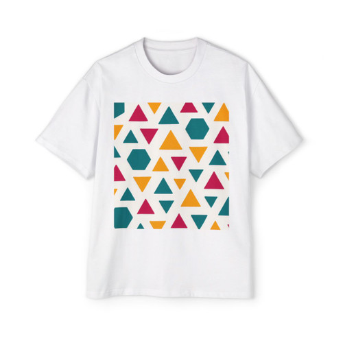 Prismatic Convergence - Men's Heavy Oversized Tee