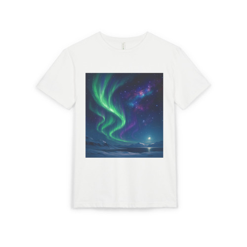 Celestial Aurora - Unisex Sueded T-Shirt Celestial Aurora - Unisex Sueded T-Shirt