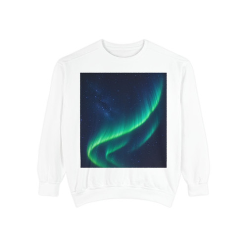 Cosmic Aurora Dream - Unisex Garment-Dyed Sweatshirt