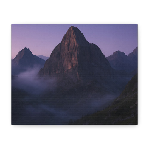 Twilight Mountain Veil - Matte Canvas, Stretched, 1.25"