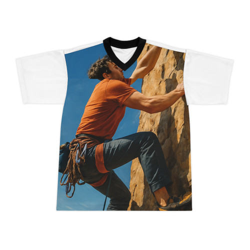 Mountain Climb Ascent - Unisex Football Jersey (AOP) Mountain Climb Ascent - Unisex Football Jersey (AOP)