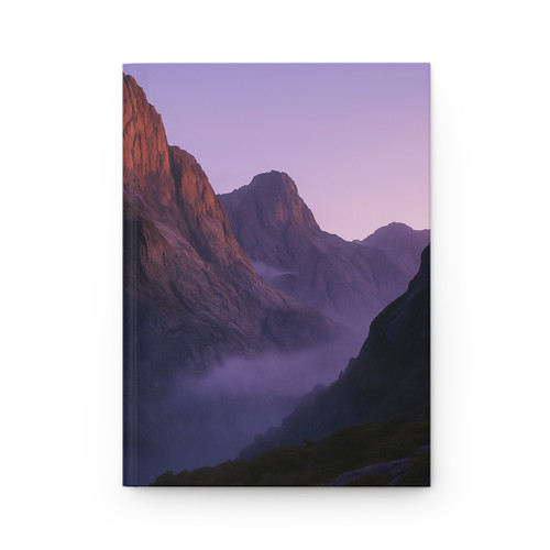 Twilight Mountain Veil - Hardcover Journal Matte