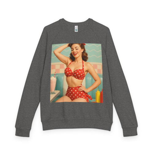 Pin-Up Paradise - Unisex French Terry Raglan Crewneck