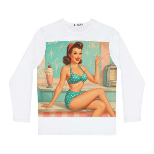 Pin-Up Paradise - Men's Long Sleeve Shirt (AOP) Pin-Up Paradise - Men's Long Sleeve Shirt (AOP)