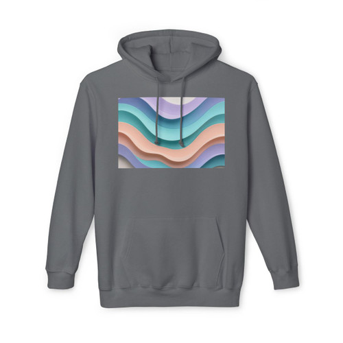 Liquid Wave Flow - Unisex Hooded Sweatshirt, Made in US Liquid Wave Flow - Unisex Hooded Sweatshirt, Made in US