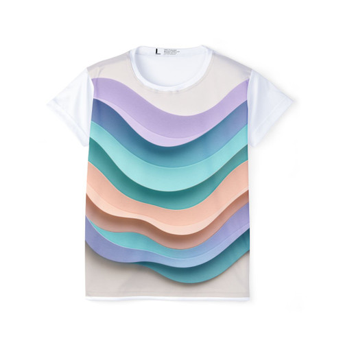 Liquid Wave Flow - Women's Sports Jersey (AOP)