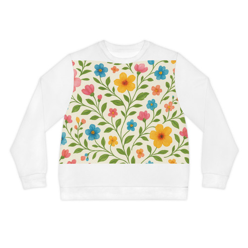 Whimsical Floral Waltz - Lightweight Sweatshirt (AOP)