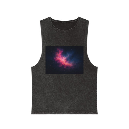 Ethereal Nebula Dance - Unisex Stonewash Tank Top