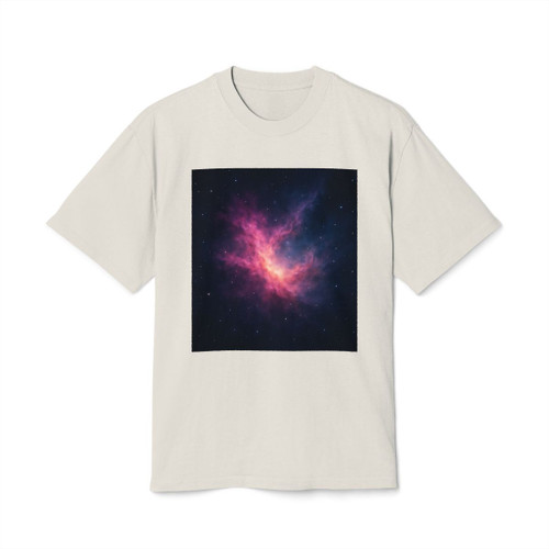 Ethereal Nebula Dance - Unisex Heavy Faded Tee