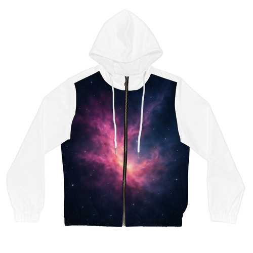 Ethereal Nebula Dance - Women’s Full-Zip Hoodie (AOP)