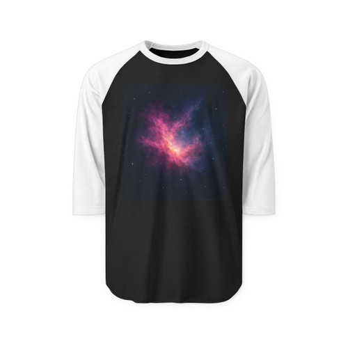 Ethereal Nebula Dance - Unisex Three-Quarter Sleeve Raglan Shirt