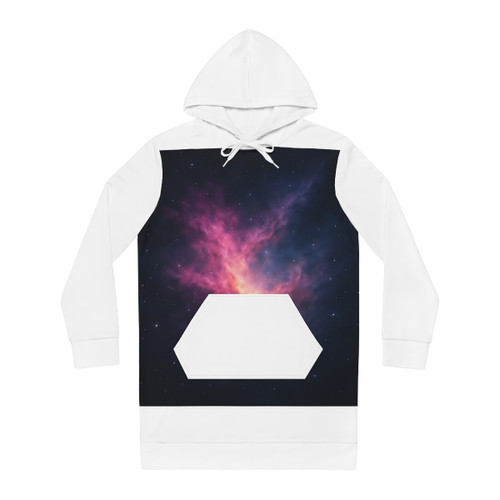 Ethereal Nebula Dance - Women's Hoodie Dress (AOP)