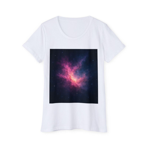 Ethereal Nebula Dance - Women's Organic Short Sleeve T-Shirt
