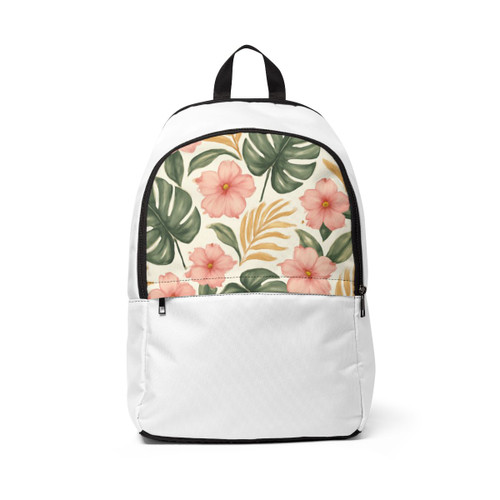 Botanical Bliss Escape - Unisex Fabric Backpack