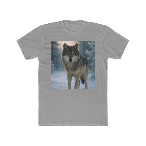 Lone Wolf Vigil - Unisex Cotton Crew Tee