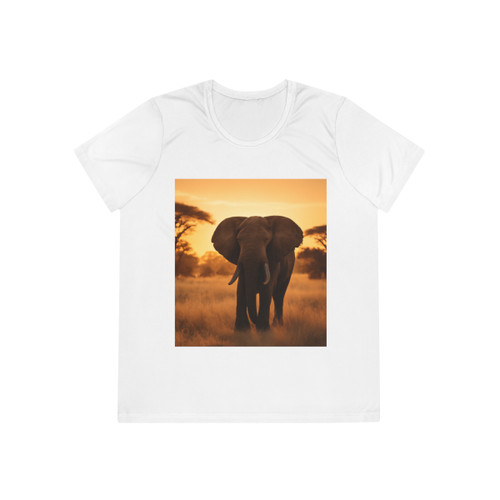Majestic Elephant Embrace - Ladies Competitor Tee Majestic Elephant Embrace - Ladies Competitor Tee