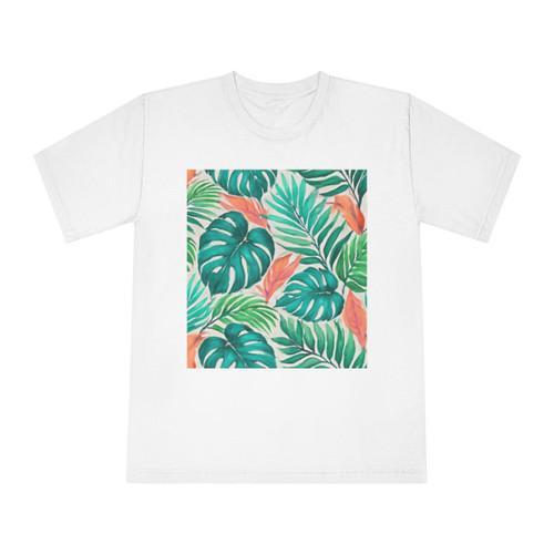 Tropical Leaf Serenade - Unisex Classic Crewneck T-Shirt