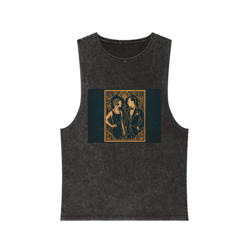 Gatsby Glamour Nights - Unisex Stonewash Tank Top