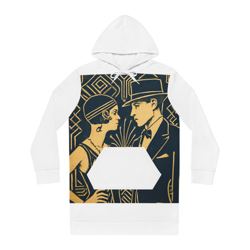 Gatsby Glamour Nights - Women's Hoodie Dress (AOP)