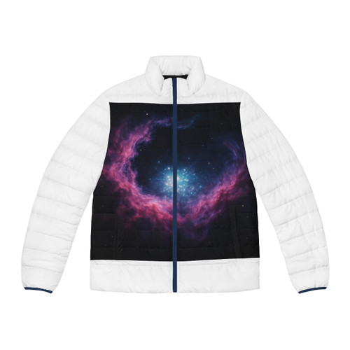 Celestial Harmony Voyage - Men's Puffer Jacket (AOP)