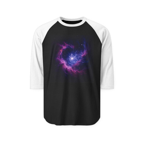 Celestial Harmony Voyage - Unisex Three-Quarter Sleeve Raglan Shirt