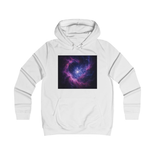 Celestial Harmony Voyage - Girlie College Hoodie