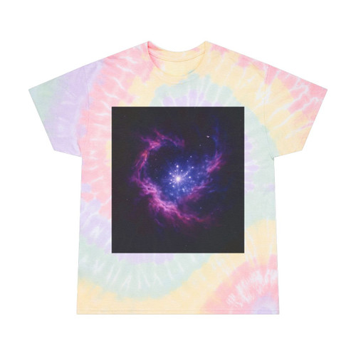 Celestial Harmony Voyage - Tie-Dye Tee, Spiral