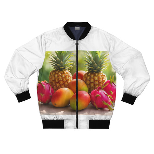 Tropical Fruit Fiesta - Men's Bomber Jacket (AOP)
