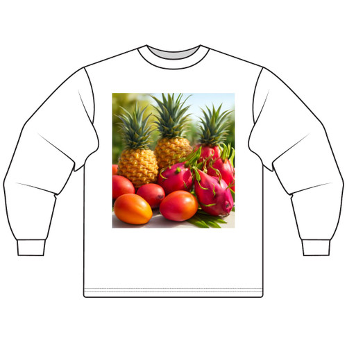 Tropical Fruit Fiesta - Unisex Long Sleeve T-Shirt