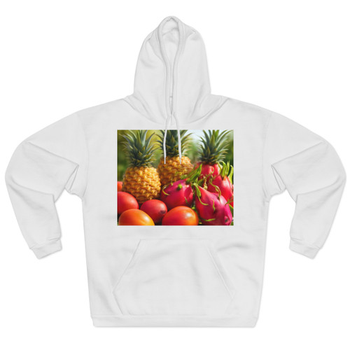 Tropical Fruit Fiesta - Unisex Pullover Hoodie