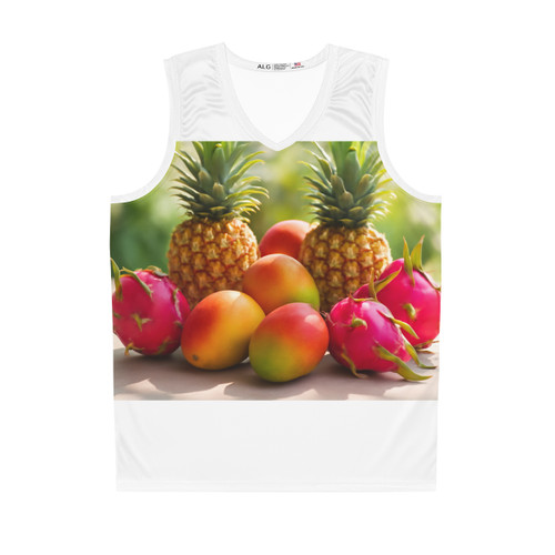 Tropical Fruit Fiesta - Basketball Jersey (AOP)