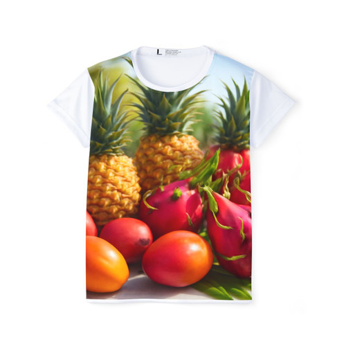 Tropical Fruit Fiesta - Women's Sports Jersey (AOP)