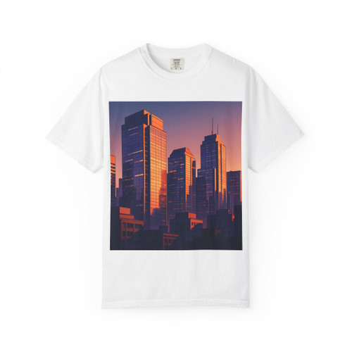 Urban Skyline - Unisex Garment-Dyed T-shirt