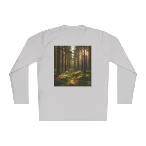 Whispering Pine Woods - Unisex Lightweight Long Sleeve Tee