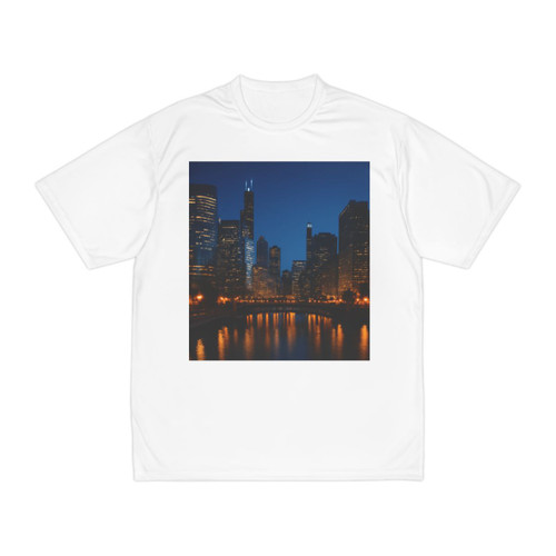 Chicago River Reflections - Men's Performance T-Shirt