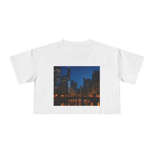 Chicago River Reflections - Women's Crop Tee