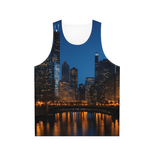 Chicago River Reflections - Unisex Tank Top (AOP)