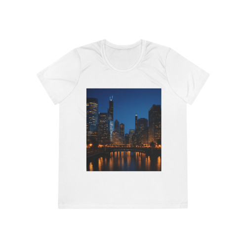 Chicago River Reflections - Ladies Competitor Tee