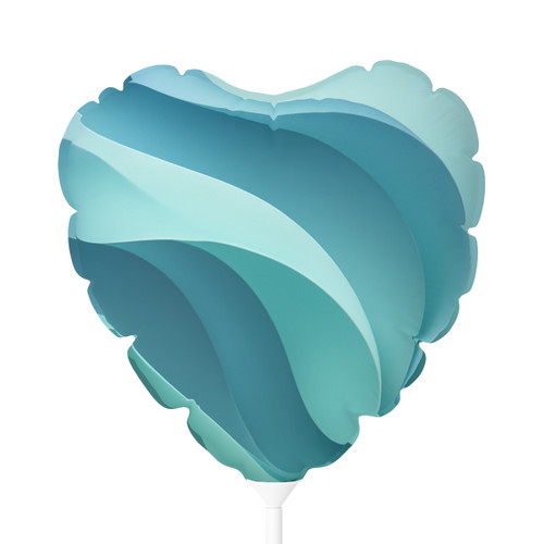 Ethereal Wave Flow - Balloon (Round and Heart-shaped), 11"